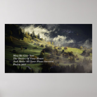 Affiche Prophétique "Bénédiction pour le salut"