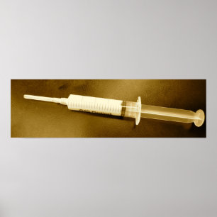 Affiche Propofol dans l'affiche sépia