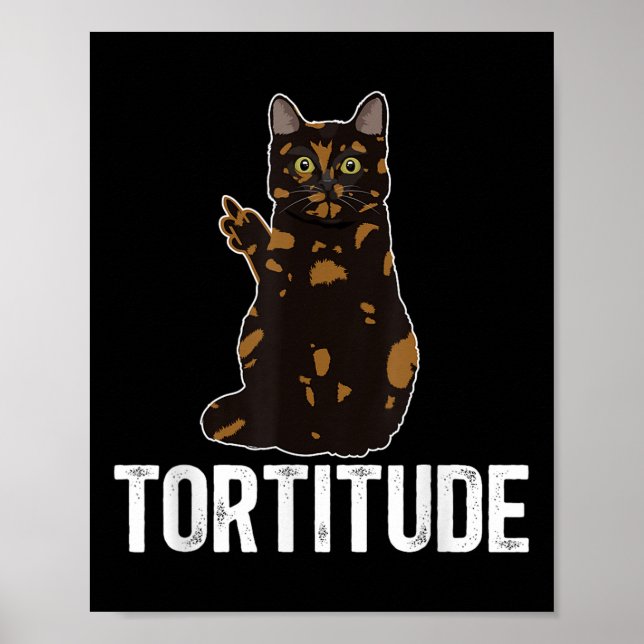 Affiche Propriétaire de chat Tortue Caractère Féminin Amat (Devant)