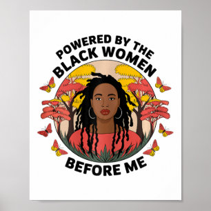 Affiche Propulsé Par La Femme Noire Avant Moi Histoire Noi