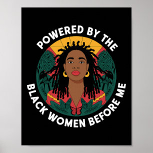 Affiche Propulsé Par La Femme Noire Avant Moi Histoire Noi