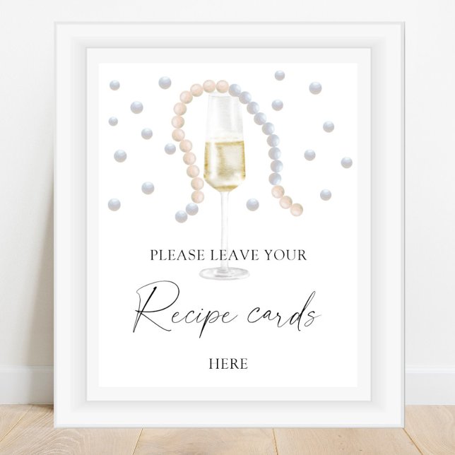 Affiche Prosecco - Votre carte de recette ici (Créateur téléchargé)