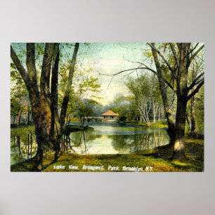 Affiche Prospect Park, Brooklyn NY, 1908 Vintage
