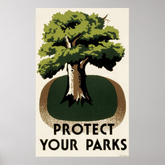 Affiche Protect Your Parks
