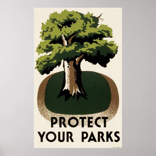 Affiche Protect Your Parks (Devant)