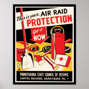 Affiche Protection aérienne