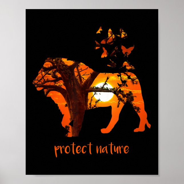 Affiche Protection de la nature Protection De l'environnem (Devant)