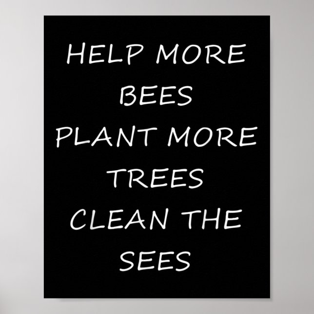 Affiche Protection de l'environnement - Aider L'Environnem (Devant)
