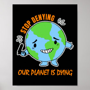 Affiche Protection de l'environnement Changement climatiqu