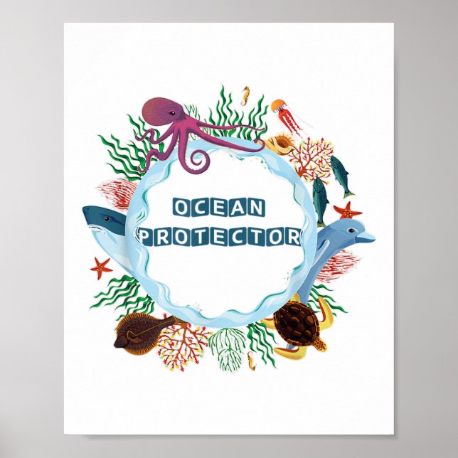 Affiche Protection de l'environnement Conservation de la n (Devant)