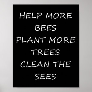 Affiche Protection De l'environnement des femmes - Aider