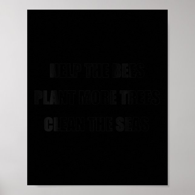Affiche Protection De l'environnement Des Femmes - Sauvez  (Devant)