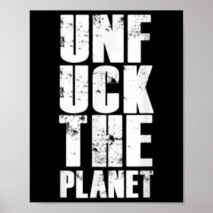 Affiche Protection de l'environnement Nature Planète Envir