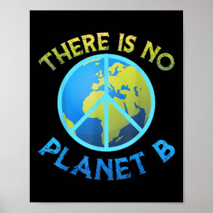 Affiche Protection de l'environnement, Paix Terre, Il N'Y