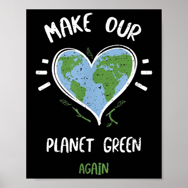 Affiche Protection de l'environnement_ Rendre notre planèt (Devant)