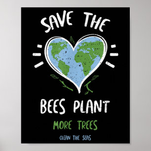 Affiche Protection de l'environnement_ Sauvez Le Plante De