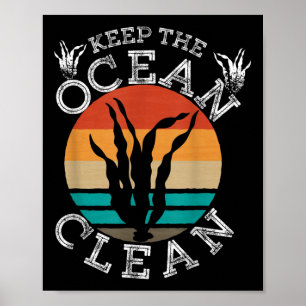 Affiche Protection de l'océan de l'environnement