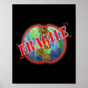 Affiche Protection du climat, réserve de la Terre fragile 