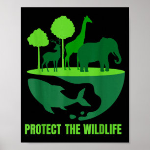 Affiche Protéger la faune _ conservation de la nature terr
