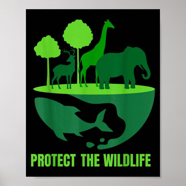 Affiche Protéger la faune _ conservation de la nature terr (Devant)