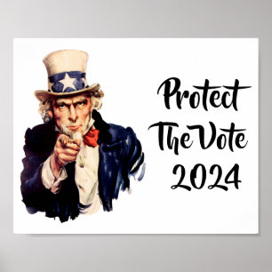 Affiche Protéger L'Affiche Du Vote 2024