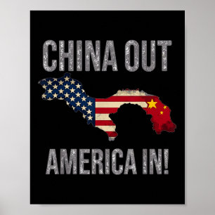 Affiche Protéger l'Amérique - Canal de Panama - Chine deho