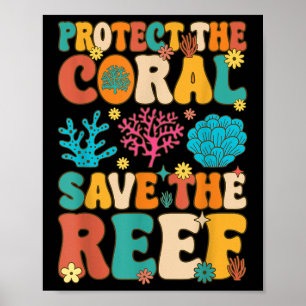 Affiche Protéger Le Corail Enregistrer Le Corail Coral Ree