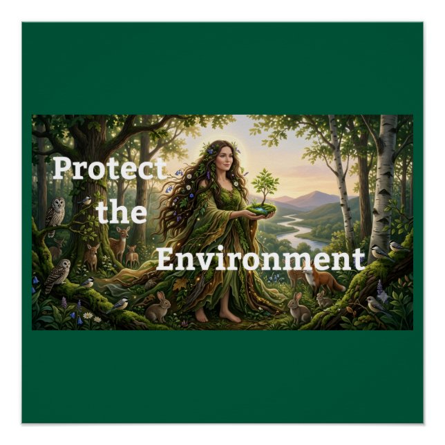 Affiche Protéger l'Environnement (Devant)