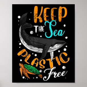 Affiche Protéger L'Environnement Libre En Plastique De La 