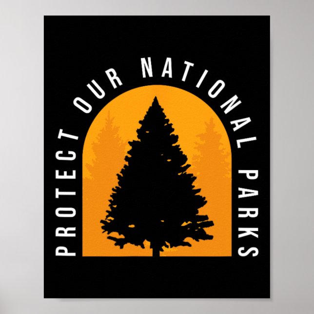 Affiche Protéger Nos Parcs Nationaux Distorsion De La Bagu (Devant)