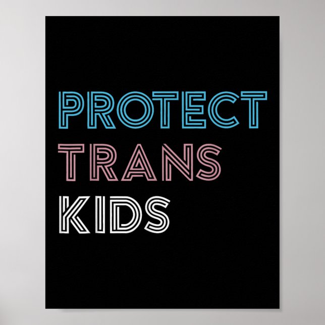Affiche Protéger Trans Enfants L'Amour Est Amour Lgbt Gay  (Devant)