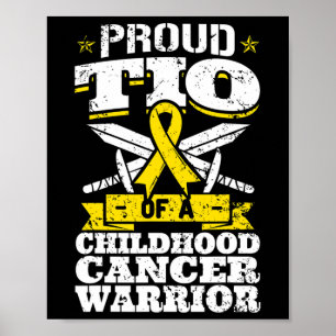 Affiche Prou Tio De La Lutte Contre Le Cancer De L'Enfance