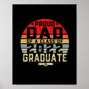 Affiche Proud Dad of a Class of 2022 Senior 2022
