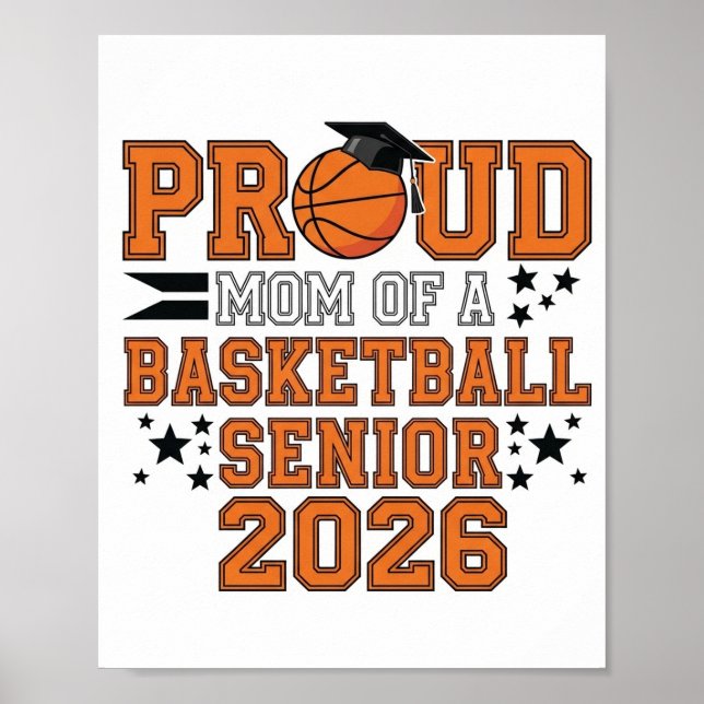 Affiche Proud Grandma of a 2026 Football Senior Class (Devant)