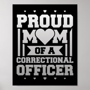 Affiche Proud Maman Agent Correction Mince Silver Line