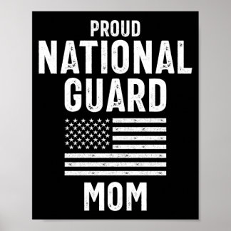 Affiche Proud national guard mom memorial day gift 