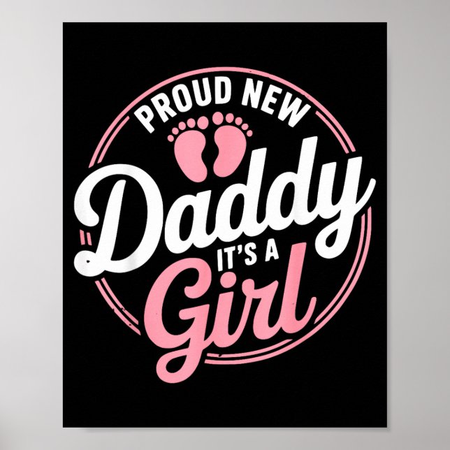 Affiche Proud New Daddy It's A To Be 1st Time Father  (Devant)