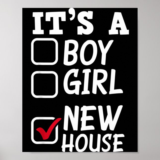 Affiche Proud New Homeowner New House Funny New Homeowner  (Devant)