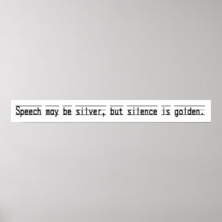 Affiche Proverbe de la salle d'école vintage