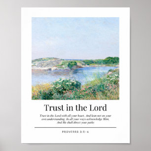 Affiche Proverbes 3:5-6 Ayez confiance dans l'Éternel