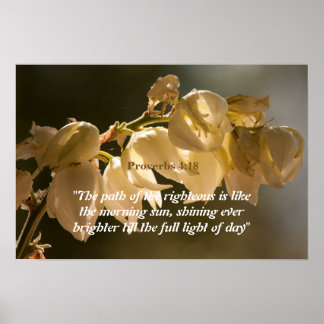 Affiche Proverbes 4:18