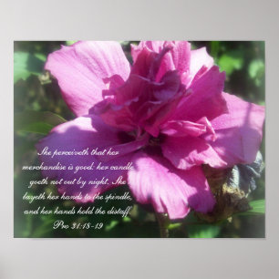 Affiche Proverbs 31 Collection~ Pro 31:18-19
