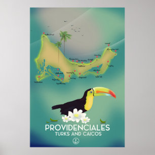 Affiche Providenciales îles Turques-et-Caïques