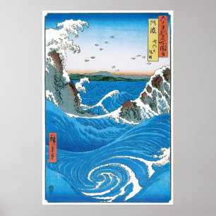Affiche Province d'Awa, tourbillons de Naruto par Ando