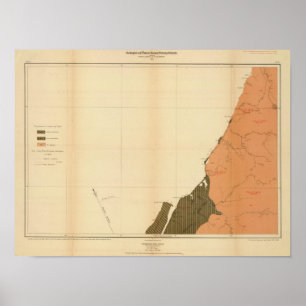 Affiche Province de l'île de la Nouvelle-Écosse du Cap-Bre