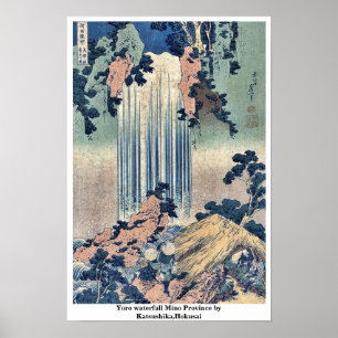 Affiche Province de Mino de cascade de Yoro par