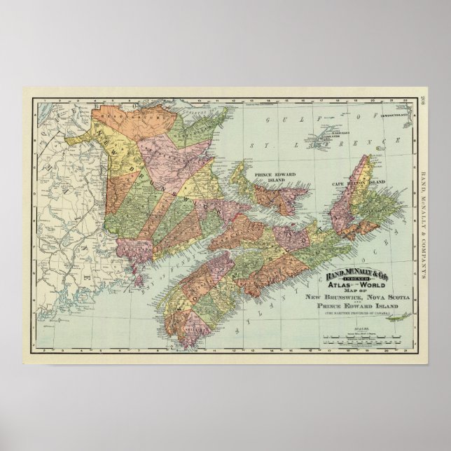 Affiche Provinces maritimes du Canada (Devant)