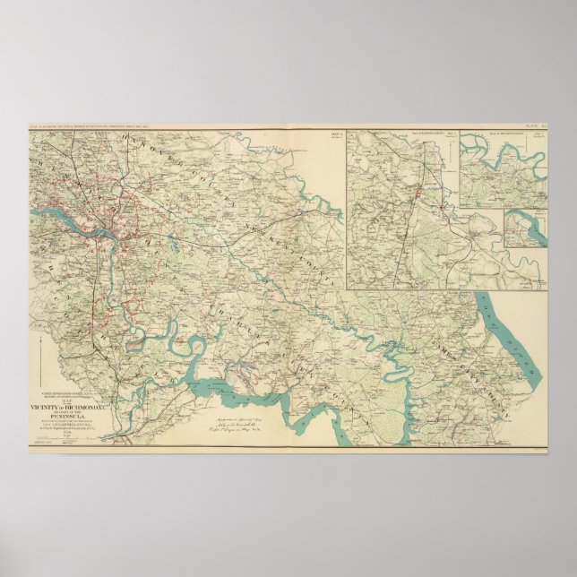 Affiche Proximité Richmond, Va, Péninsule (Devant)