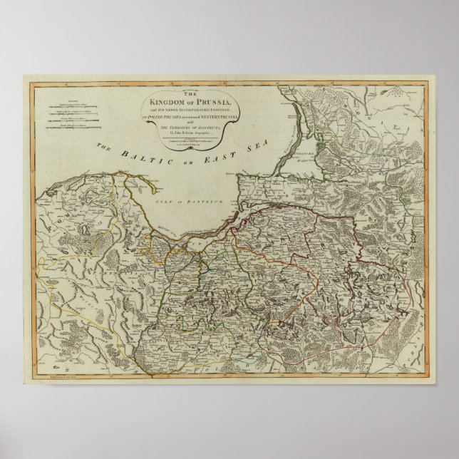 Affiche Prusse, Dantzick (Devant)