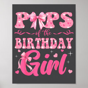 Affiche Ps De La Famille De La Fille D'anniversaire Nk Coq
